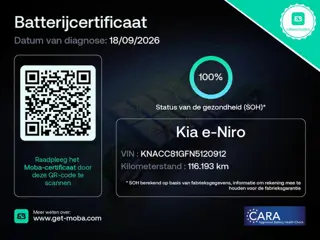 Foto 12 van Kia E-Niro DynamicLine 64 kWh|FASE 3|SOH 100%|CAMERA|LEDER|1EIG|DEALER OND|ADAPT. CRUISE CTRL|LANE A
