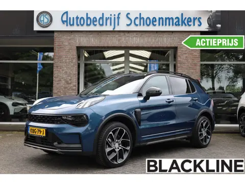 Lynk & Co 01 1.5 MY23! BLACKLINE! ZWARTE-HEMEL ROLHOES 360-CAMERA PANO/SCHUIF INFINITY DAB NAVI CARP