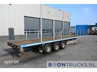 Pacton T3-001 FLATBED | HARDWOOD FLOOR * SAF / DRUM * NL TRAILER