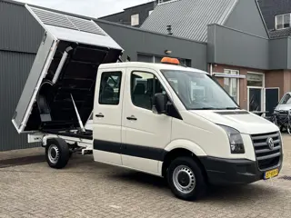 Volkswagen Crafter 35 2.5 TDI L2 DC Openlaadbak Pick-up Kipper Trekhaak 2000kg trekgewicht 7-Persoon
