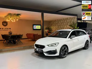 CUPRA Leon Sportstourer 1.4 e-Hybrid VZ Copper 94%SOH 245PK Garantie|BTW|ACC|Elect Trekhaak|Sfeerver