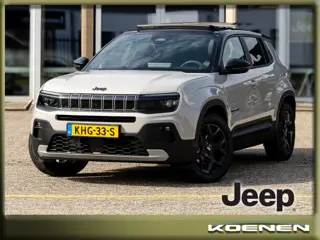 JEEP AVENGER 1.2 e-Hybrid Black Edition PANO / TREKHAAK / JBL Sound