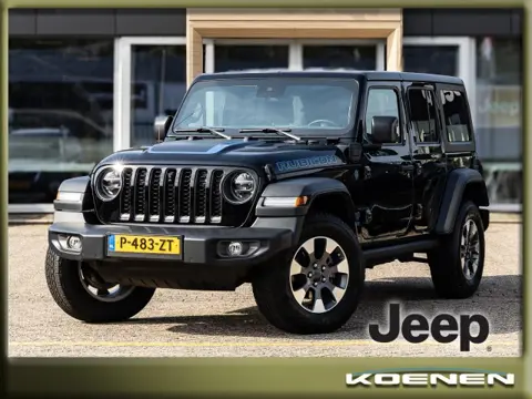JEEP WRANGLER 4XE 380pk 4X4 Autom. Rubicon LEER / CLIMA / TREKHAAK