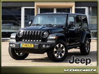 JEEP WRANGLER 4XE 380pk 4X4 Autom. Rubicon LEER / CLIMA / TREKHAAK