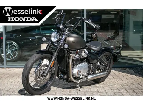 Triumph Bonneville Bobber - Rijklaarprijs | 1e eigenaar | Ironstone