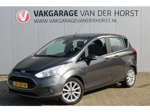 Ford B-MAX 1.0-100pk EcoBoost Titanium. Mooie, chique en luxe Ford B-Max, hoge in- en uitstap ! Trek