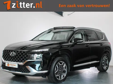 Hyundai Santa Fe 1.6 T-GDI PHEV Premium Plus Sky 7-Persoons Panoramadak, Volleder, SOH 99,8%, Vol op