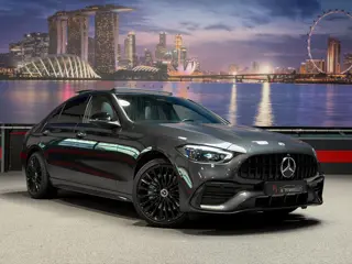 Foto 14 van Mercedes-Benz C-Klasse C300 e C43 AMG Pack |Memory|HeadUp|Sfeer|Pano|360cam|12/2021