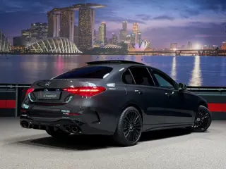 Foto 19 van Mercedes-Benz C-Klasse C300 e C43 AMG Pack |Memory|HeadUp|Sfeer|Pano|360cam|12/2021
