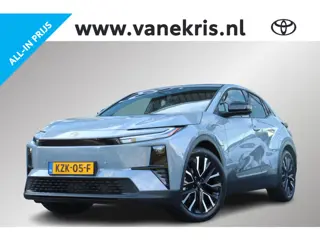 Toyota C-HR+ First Edition 77 kWh,€1200,- Voordeel snel rijden , Apple Carplay, Android auto.