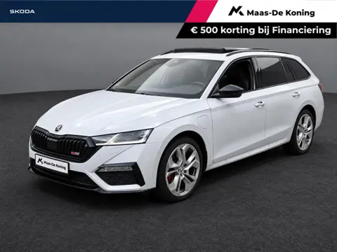 Skoda Octavia Combi 1.4 TSI RS iV PHEV 245pk DSG Business · Trekhaak inklap · Panoramadak · Camera ·