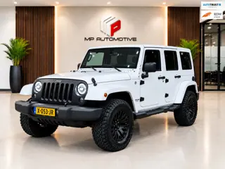 Jeep Wrangler Unlimited 3.6 Sahara|AUT|LEDER|TREKHAAK|HARDTOP|STOELVERW|NAVIGATIE|