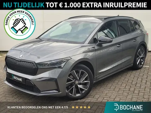 Skoda Enyaq iV 80 Sportline | SoH 92 % | Stoel/Stuur-Verwarming | 20" Velgen | Trekhaak