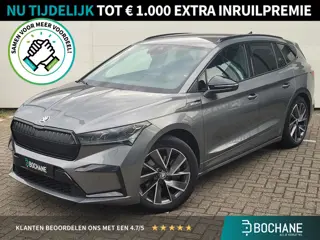 Skoda Enyaq iV 80 Sportline | SoH 92 % | Stoel/Stuur-Verwarming | 20" Velgen | Trekhaak