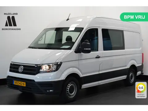 Volkswagen Crafter 2.0 TDI 177PK L3H3 Dubbele Cabine EURO 6 - Airco - Navi - Cruise - € 20.950,- Exc