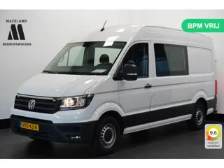 Volkswagen Crafter 2.0 TDI 177PK L3H3 Dubbele Cabine EURO 6 - Airco - Navi - Cruise - € 20.950,- Exc