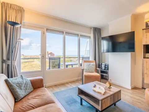 Appartement met sauna bij De Koog met zicht op de duinen