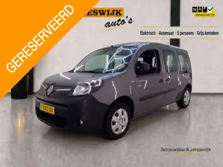 Renault Kangoo Z.E. Maxi Airco | SOH 96% |Pdc+ camera | Navigatie | Incl. Batterij !!!