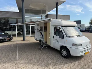 Foto 12 van Fiat 230 1.9 TD Luifel, kookstel 2 pits, koelkast met vriesvak, gasfles, tv+schotel, boiler, douche,