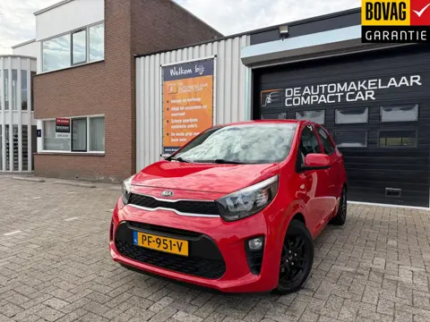 Kia Picanto 1.0 CVVT PlusLine | 50.689 KM | AIRCO | ZWARTE LMV |SPORTIEF ROOD |
