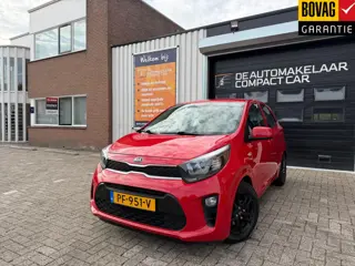 Kia Picanto 1.0 CVVT PlusLine | 50.689 KM | AIRCO | ZWARTE LMV |SPORTIEF ROOD |
