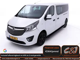 Opel Vivaro 1.6 CDTI L2H1 DC Sport EcoFlex airco, cruise, luxe, stoelverwarming, keyless lease €390 