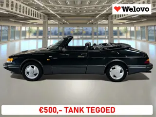 Saab 900 Cabrio 2.0 Turbo 16S Complete historie, nieuwe cabriokap..