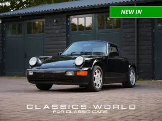 PORSCHE 964 911 Carrera 2 Cabriolet Â Black Â Manual