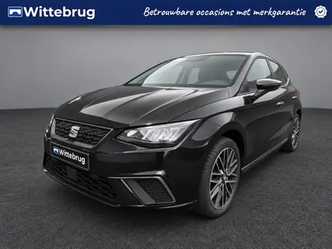 SEAT Ibiza 1.0 TSI Edition Parkeersensoren / 17"LM velgen / Airco / Bluetooth / Navigatie by Full Li