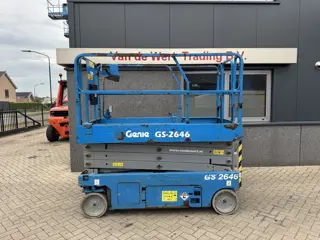 Genie GS - 2646  SchaarHoogwerker / Arbeitsbuhne / Sciccor 10M werkhoogte Elektrisch 2014