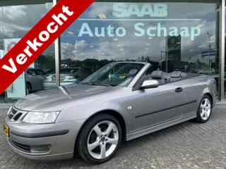 Saab 9-3 Cabrio 1.8t Vector | Rijklaar incl garantie | Stoelverwarming Trekhaak afneembaar Parkeerse