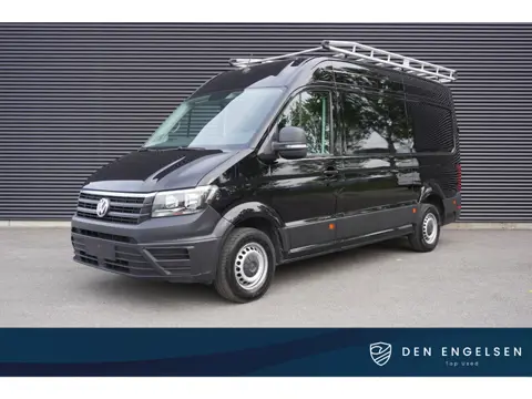 Volkswagen Crafter 140pk L3H3/L2H2 Navigatie Airco Apple Carplay Imperiaal Werkplaats inrichting 3-Z