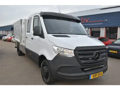 Mercedes-Benz Sprinter 314 2.2 CDI L3 DC EURO VI-D , KIPPER , 3500KG TH , 7-PERS, TREKHAAK , CLIMATR