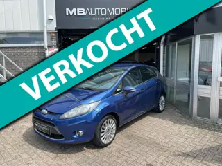 Ford Fiesta 1.25 Ghia//5DRS/Airco/Blauw/Sport Velgen/APK/Onderhoudshistorie!