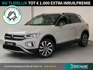 Volkswagen T-Roc 1.0 TSI Style | TREKHAAK | CAMERA | IQ LICHT | HALF-LEDER |