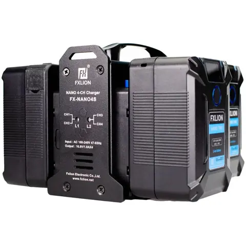 FXLion NANO quad channel Charger