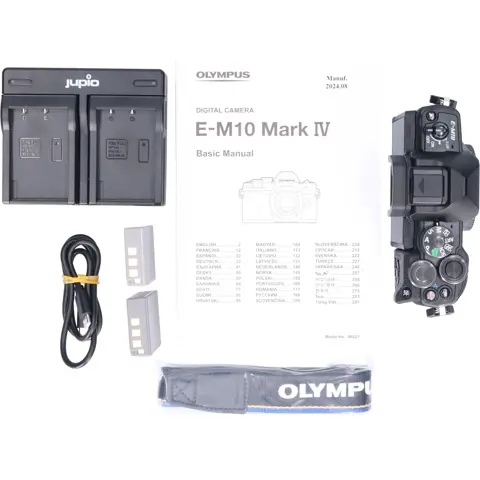 Tweedehands Olympus E-M10 Mark IV Zwart Body CM0190