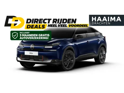 Citroen Ë-C4 Collection 156pk Extended range 54 kWh | Demo | WLTP 416 | Comfort Seats | Stoel/Stuur/