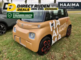 Citroen AMI AMI Orange | Rijden vanaf 16 jaar | 100% elektrisch | 75km rijbereik |Brommobiel