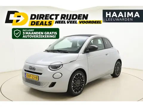 Fiat 500 1.0 Hybrid La Prima Cabrio | DEMO | Lederen bekleding | Camera | 8 Jaar speciale garantie |