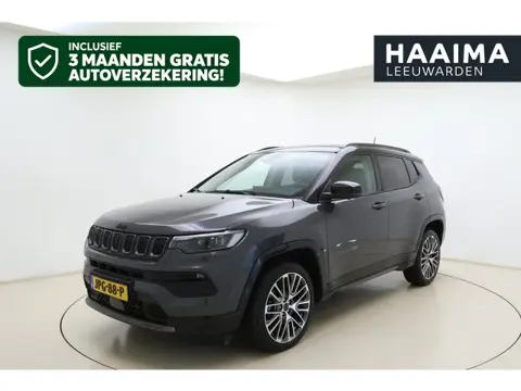 Jeep Compass 1.5T e-Hybrid S | Automaat | Rondomzicht Camera | Lederen bekleding | Stoel & Stuurverw