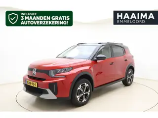 Citroen Ë-C3 Aircross Max 113pk 44 kWh | Navigatie | 3 fasen | Climate control | Zwart dak | Dakrail