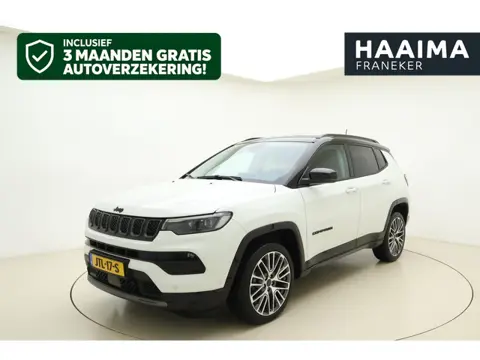 Jeep Compass 1.5T e-Hybrid S Automaat | Lederen bekleding | Keyless | Zwart dak | Stoelverwarming & 