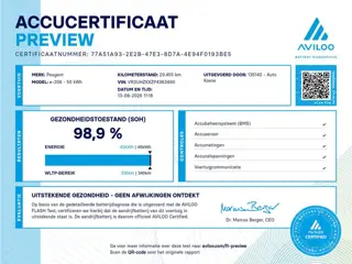 Foto 17 van Peugeot 208 EV Allure 50 kWh | 98,9% SOH | 11 KW Lader | Navigatie | Parkeersensoren