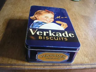Blik - verkade - biscuits /chocolade