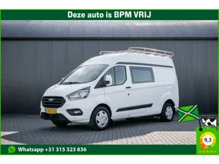 Ford Transit Custom 2.0 EcoBlue | L2H2 | Dubbele Cabine | Cruise | 1e Eigenaar | PDC | Stoelverw. | 