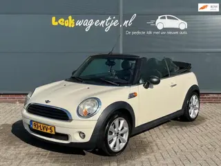Mini Mini Cabrio 1.6 One Anniversary *leder *topstaat *stunt