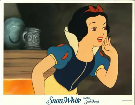 SNEEUWWITJE EN DE ZEVEN DWERGEN lobbycard set.