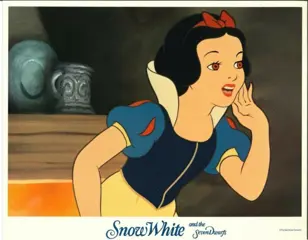 SNEEUWWITJE EN DE ZEVEN DWERGEN lobbycard set.