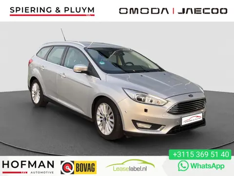 Ford FOCUS Wagon 1.5 TDCI Titanium Edition Nw. APK | Leder | Navi | D.hoek | Trekhaak